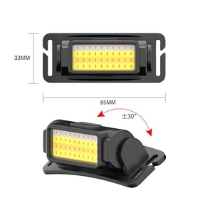 50 COB LED KAFA LAMBASI