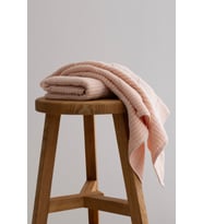 Koza Home Ivory Somon Bordürlü Mikro Fiber %100 Pamuk 2Li El Yüz Havlusu Seti 50 X 90 - 50 X 90 1109A