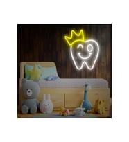 Diş Figürlü Neon Tabela