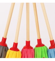 Lexroo Havlu Mop Başlığı – Mikrofiber, Süper Emici, Dayanıklı ve Renkli Temizlik Bezi, Karışık Renk