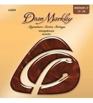 Dean Markley 2004 Bronze Akustik Gitar Teli (12-54)  Medium Light Bronz Sarım Sıcak Ses