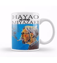 Hayao Miyazaki Thinking Face Kupa Bardak Porselen