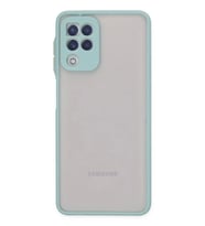 Newface Samsung Galaxy A22 Kılıf Montreal Silikon Kapak - Turkuaz
