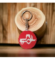 Miyuki Boncuk El Yapımı Forklift İş Makinesi Anahtarlık / Çanta Süsü