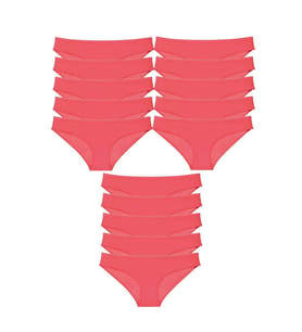 Mulvxbrf Brf02 15 Adet Süper Eko Set Likralı Kadın Slip Külot Fuşya (Mulvix)