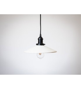 RİOLİGHT RETRO14,RUSTİK MUTFAK,ODA,KOLİDOR,CAFELER İÇİN TEKLİ E27 DUYLU METAL SARKIT AVİZE ÇAP:28CM (Beyaz)