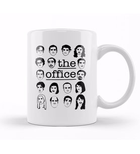 The Office Faces Kupa Bardak Porselen