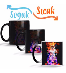 Goku instinto Süperior Sihirli Kupa Bardak Porselen