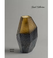Gönül Mutfak Dekoratif Kahverengi Cam Vazo 19x32 cm