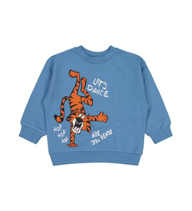 Civil Boys Lets Dance Baskılı 2-5 Yaş Sweatshirt - Mavi