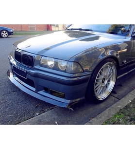 Bmw E36 M3 Ön Tampon Lip Piona Black 1991 - 1998 Abs Plastik