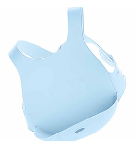 OiOi Silikon Mama Önlüğü Mineral Blue (Çok Renkli-Renksız)