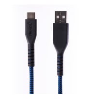 Tiknal Örgü Kumaş Kaplı Type-C 120cm Usb-Usb C Şarj Kablosu (STD)