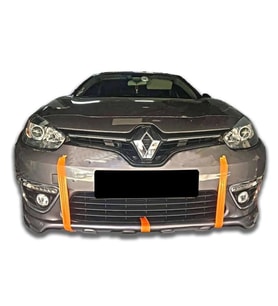 Renault Fluence Ön Ek Karlık Mat Siyah Plastik Makyajlı Kasa V2 2012 2013 2014 2015 2016
