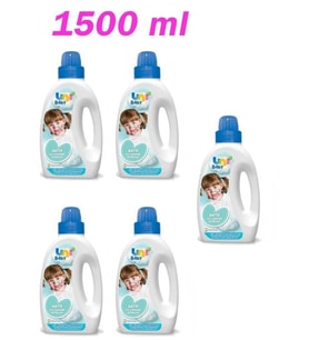 Uni Baby Aktif Sıvı Çamaşır Deterjanı 5*1500ml Toplam 7500ml