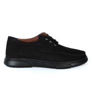Dropland 8522 Siyah Nubuk %100 Deri Erkek Casual Ayakkabı