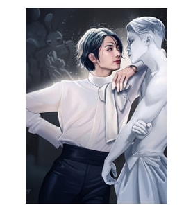 Galatea! Jimin Ve Pygmalion Prensi! Jungkook Tablo Ahşap Poster Dekoratif Kod241
