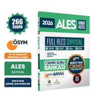 2026 FULL ALES SAYISAL ÖSYM Çıkmış Soru Bankası Son 8 Yıl Sadece ALES PDF/Video Çözümlü
