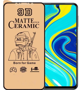 Xiaomi Redmi Note 9S Ekran Koruyucu 9D Mat Seramik Nano