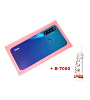 Tkgz Xiaomi Redmi NOTE 8 Arka Kapak Batarya Kapağı (LENSLİ CAM) (B-7000) MAVİ