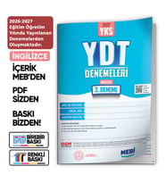 2027 YDT İNGİLİZCE MEBi-OGM ONLİNE Türkiye Geneli 2. Deneme Büyük Boy RENKLİ BASKI ÜCRETİ