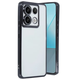 Newface Xiaomi Poco X6 Kılıf Razer Lensli Silikon - Siyah