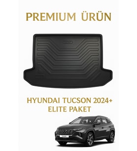 Hyundai Tucson 2024+ Uyumlu 3D Bagaj Havuzu Premium