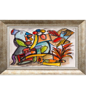 GÜMÜŞ ÇERÇEVELİ TABLO N1096