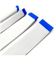 FFC-1.0MM 8 PİN Esnek Kablo 10Cm Düz (Forward Direction) x 1 Adet  (rf101) (Beyaz)