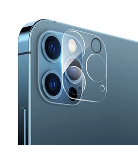 iPhone 12 Pro Max 6.7 Hat-Prince 9H 3D Full Tempered Cam Kamera Koruyucu-(5775) - LOHO9706-4655 (Şeffaf)