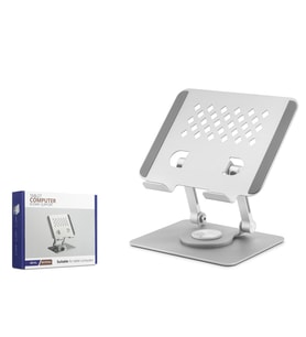 Metal 360 Derece Dönebilen Ergonomik Tablet Ve Laptop Standi - Silver HDX8021