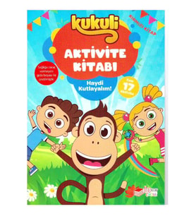 The Çocuk 4 Yaş Eğitici Eğlendirici Kukuli Aktivite Kitabı - Kırmızı Kitap