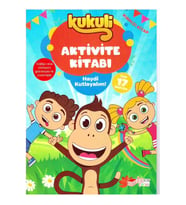 The Çocuk 4 Yaş Eğitici Eğlendirici Kukuli Aktivite Kitabı - Kırmızı Kitap
