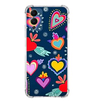 PrintiFy İnfinix Hot 12 Play Uyumlu Retro Color 3 Baskılı Şeffaf Köşe Korumalı Antişok Kılıf