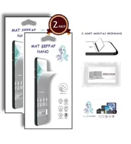 General Mobile GM 26 PRO -5G- NANO Ekran Koruyucu 2 Adet Ultra İNCE Esnek MAT Şeffaf