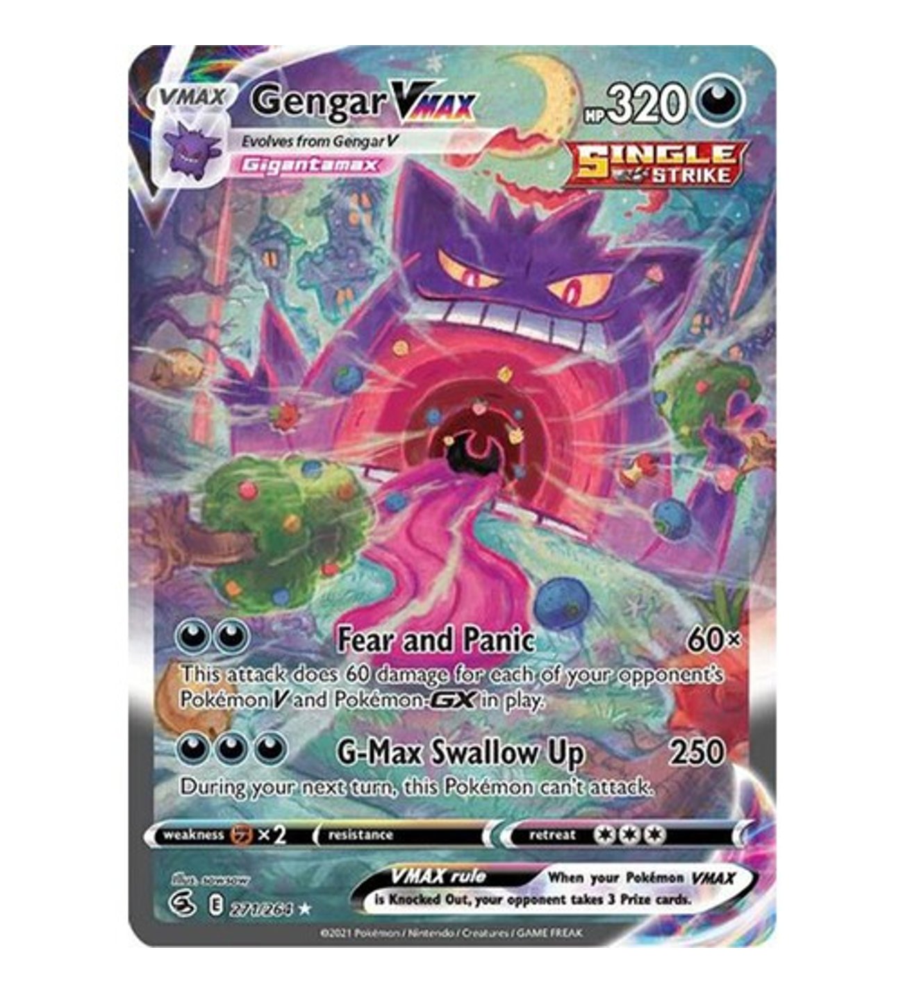 Pokemon Gengar Vmax 320HP Kart