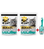 ADET SİLİKA KEDİ KUMU 3.8 LT + SMARTER TÜY TOPLAYICI RULO
