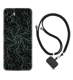 Vivo Y15S Y32 Y33S Y51 Y53S Kılıf Boyun Askılı Silikon Sarmaşıklar 1675