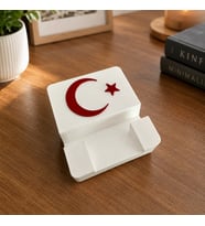 Ayyıldız Telefon Standı - Masa Telefon Tutucu - Tablet Standı - Minmal Tasarım 3D Baskı