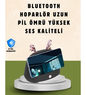 Kablosuz İndüksiyonlu Telefon Tutucu & Hoparlör – Net Ses, Kolay Kullanım