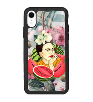 iPhone XR Frida Kahlo Tasarımlı Glossy Telefon Kılıfı