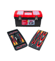 İzeltaş 19" Plastik Takım Çantası Elektrikçi Set 23Par 8440001023