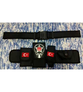 ÖZEL GÜVENLİK TESİSAT BEL KILIFI(+)ÖZEL GÜVENLİK ROZETLİ CÜZDANI(+)ÖZEL GÜVENLİK PALASKASI (3-AD) URUN,SATINAL,SIVILE SATILMAZ.