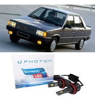 Renault 9 Led Xenon Uzun + Kısa Far Ampulü H4 Ultimate 9500 Lumens Yeni Seri Beyaz