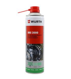 Würth HHS 2000 Sıvı Gres Spreyi 500 ml - Yüksek Basınca Dayanıklı Yapışkan Yağlayıcı