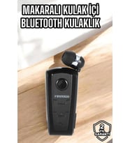 Tüm Telefonlara Uyumlu Mikrofonlu Titreşimli Makaralı Bluetooth Kulakiçi Kulaklık
