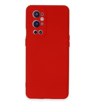 Pilelistore   One Plus 9 Pro Kılıf Nano içi Kadife Silikon - Kırmızı