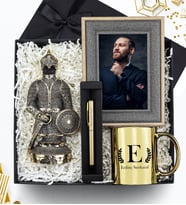 Fetih Zırh Ayetel Kürsi Biblo & Kupa & Kalem & Çerçeve Premium Hediye Seti (Gold)