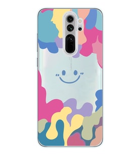 Redmi Note 8 Pro Uyumlu Smile Tasarımlı Şeffaf Telefon Kılıfı