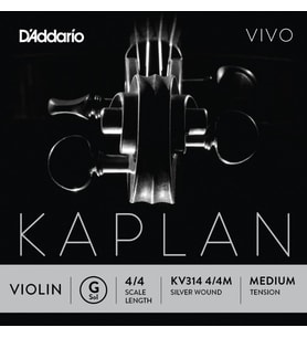 Daddario KV314 Keman Tek Tel  Kaplan Vivo (Mİ-E), 4/4